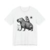 Funny Capybara and Cowboy Rat T-shirt