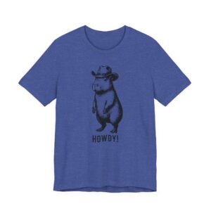 Howdy | Funny Cowboy Capybara T-shirt