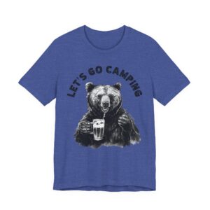 Let’s Go Camping | Funny Bear Camping T-shirt