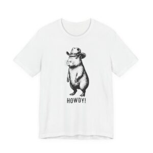 Howdy | Funny Cowboy Capybara T-shirt