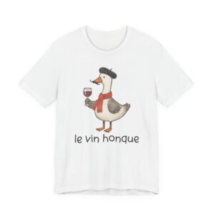 Le Vin Honque | Funny French Goose T-shirt