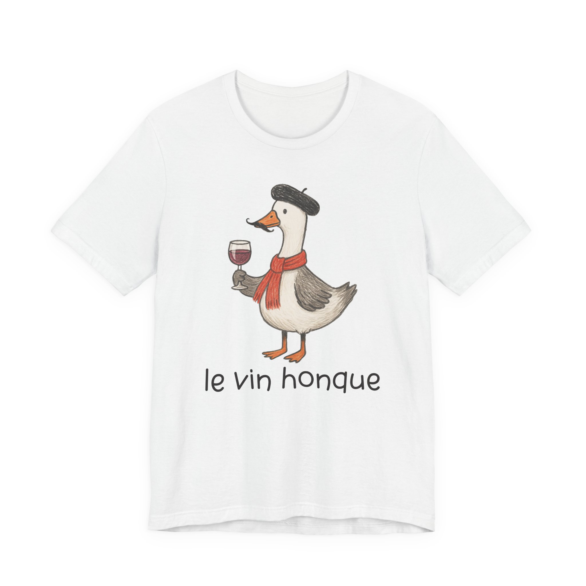 Le Vin Honque | Funny French Goose T-shirt