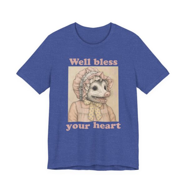 Well, Bless Your Heart | Funny Cottagecore Opossum T-shirt