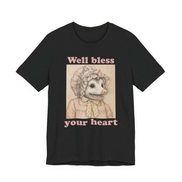 Well, Bless Your Heart | Funny Cottagecore Opossum T-shirt