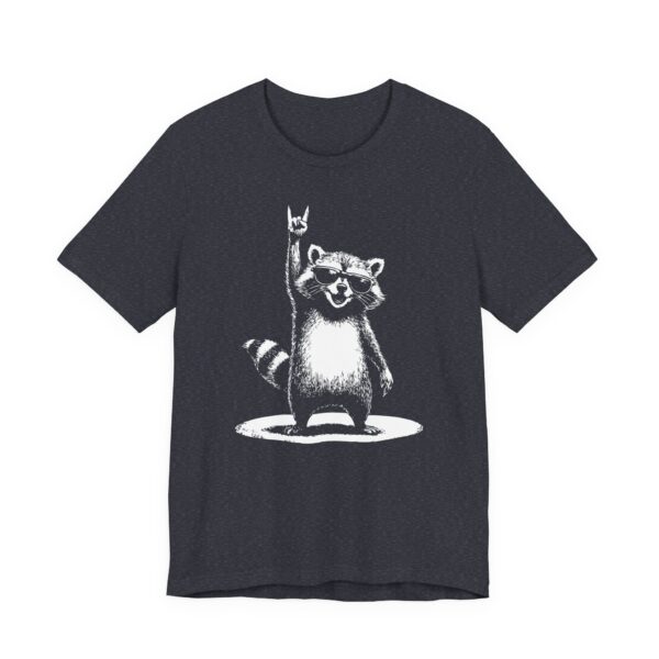 Funny Retro Raccoon Rock Music Party T-Shirt