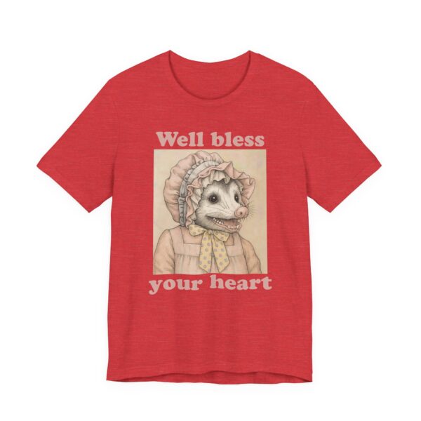 Well, Bless Your Heart | Funny Cottagecore Opossum T-shirt