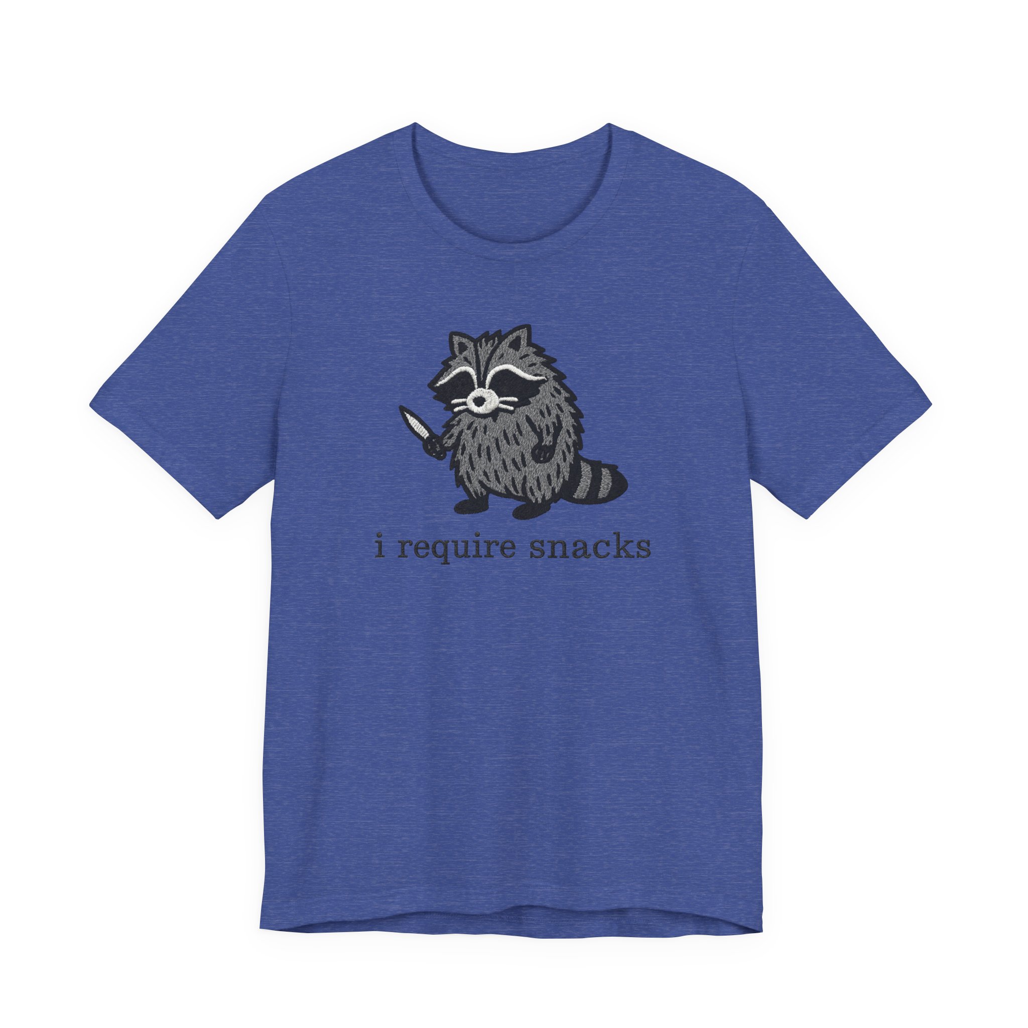 I Require Snacks | Funny Raccoon T-Shirt