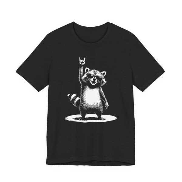 Funny Retro Raccoon Rock Music Party T-Shirt