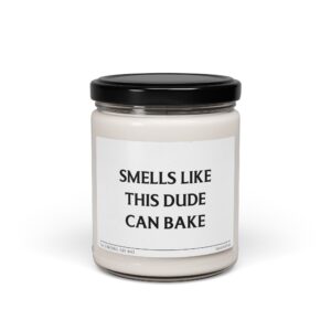 Smells Like This Dude Can Bake | Funny Baking Scented Candle