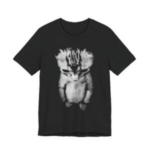 Sad Kitten Meme Standing Cat T-Shirt #CA56