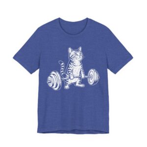 Funny Deadlift Cat Meme T-shirt