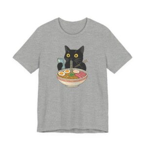 Funny Cat Eating Ramen T-Shirt