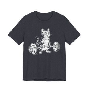 Funny Deadlift Cat Meme T-shirt