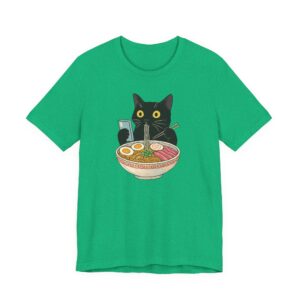 Funny Cat Eating Ramen T-Shirt