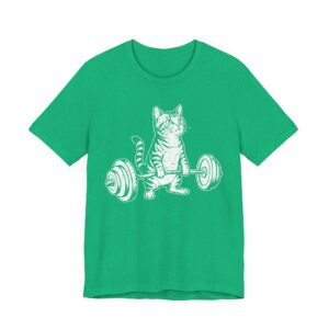 Funny Deadlift Cat Meme T-shirt