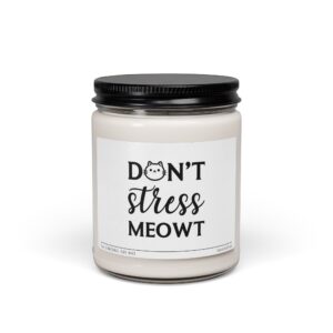 Don’t Stress Meowt | Funny Cat Owner Scented Candle #SC76
