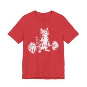 Funny Deadlift Cat Meme T-shirt