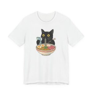 Funny Cat Eating Ramen T-Shirt