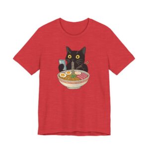 Funny Cat Eating Ramen T-Shirt