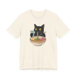 Funny Cat Eating Ramen T-Shirt