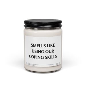 Smells Like Using Our Coping Skills | Funny Hospice Social Worker Scented Candle