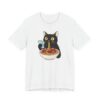 Funny Cat Eating Spaghetti and Meatballs T-Shirt