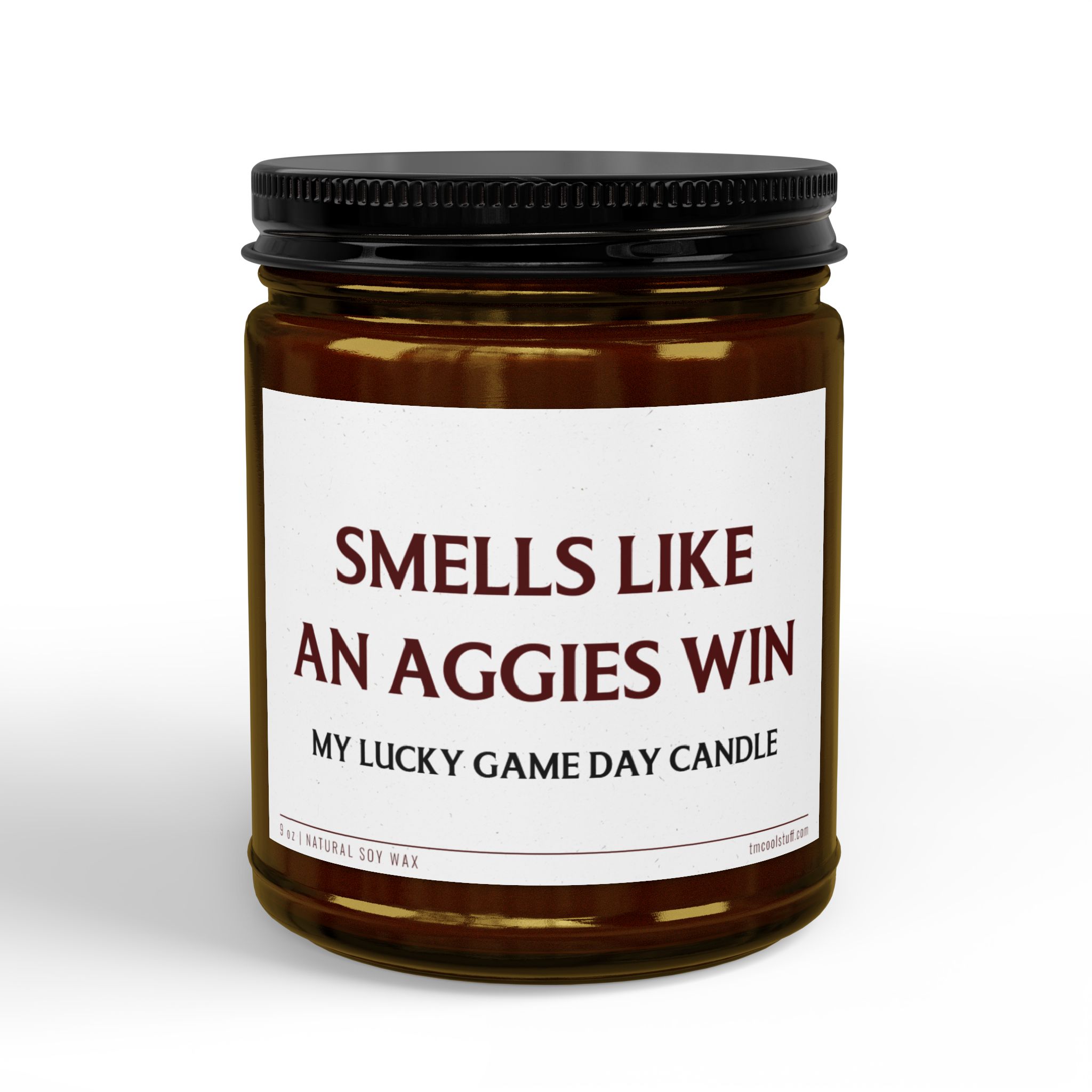 Smells Like an Aggies Win | Funny Texas A&M Aggies Football – Baseball Candle