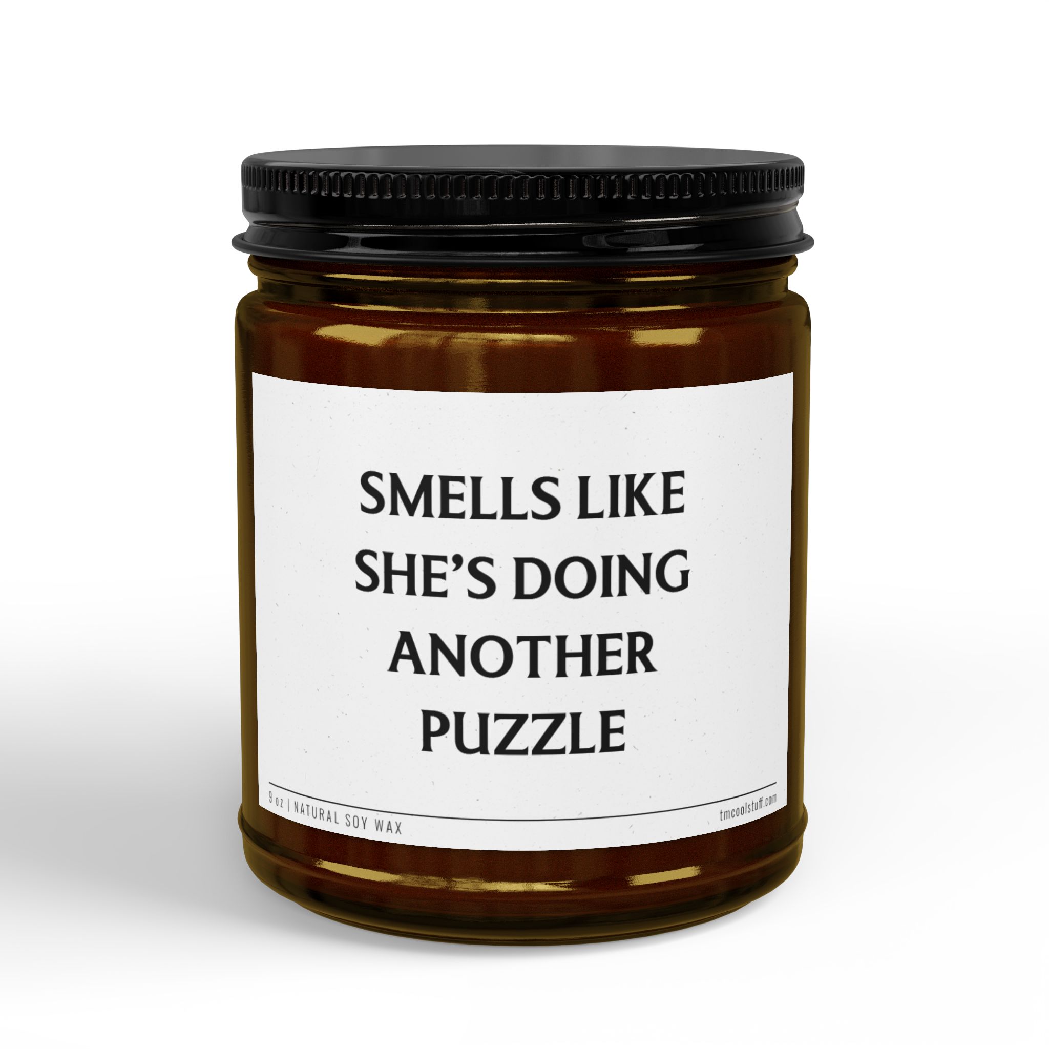Smells Like She's Doing Another Puzzle | Funny Puzzle Lover Scented Candle