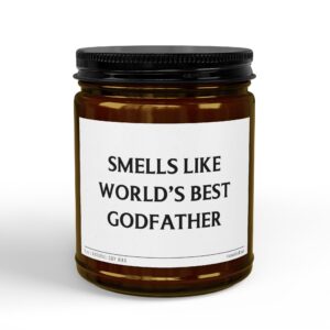 Smells Like World's Best Godfather | Funny Godfather Scented Candle