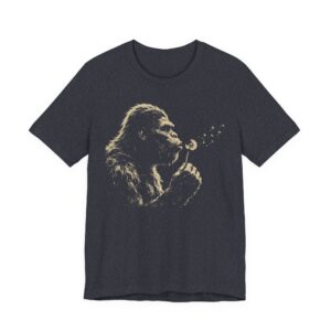 Bigfoot Blowing Dandelion | Sasquatch Making Wishes T-Shirt
