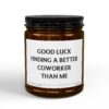 Good Luck Finding a Better Coworker Than Me | Funny Coworker’s New Job Scented Candle