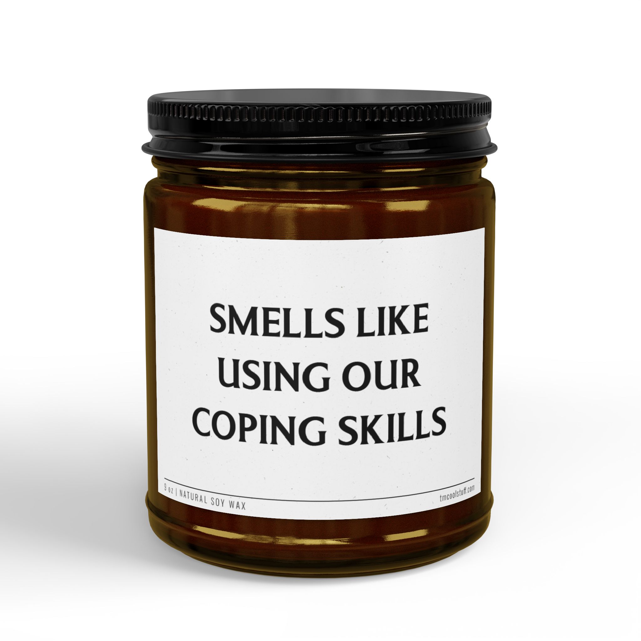 Smells Like Using Our Coping Skills | Funny Hospice Social Worker Scented Candle