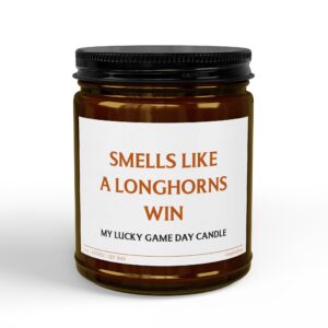 Funny Texas Longhorns Football – Baseball Candle #SC148