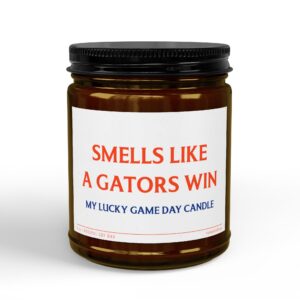 Funny Florida Gators Football – Baseball Candle #SC146