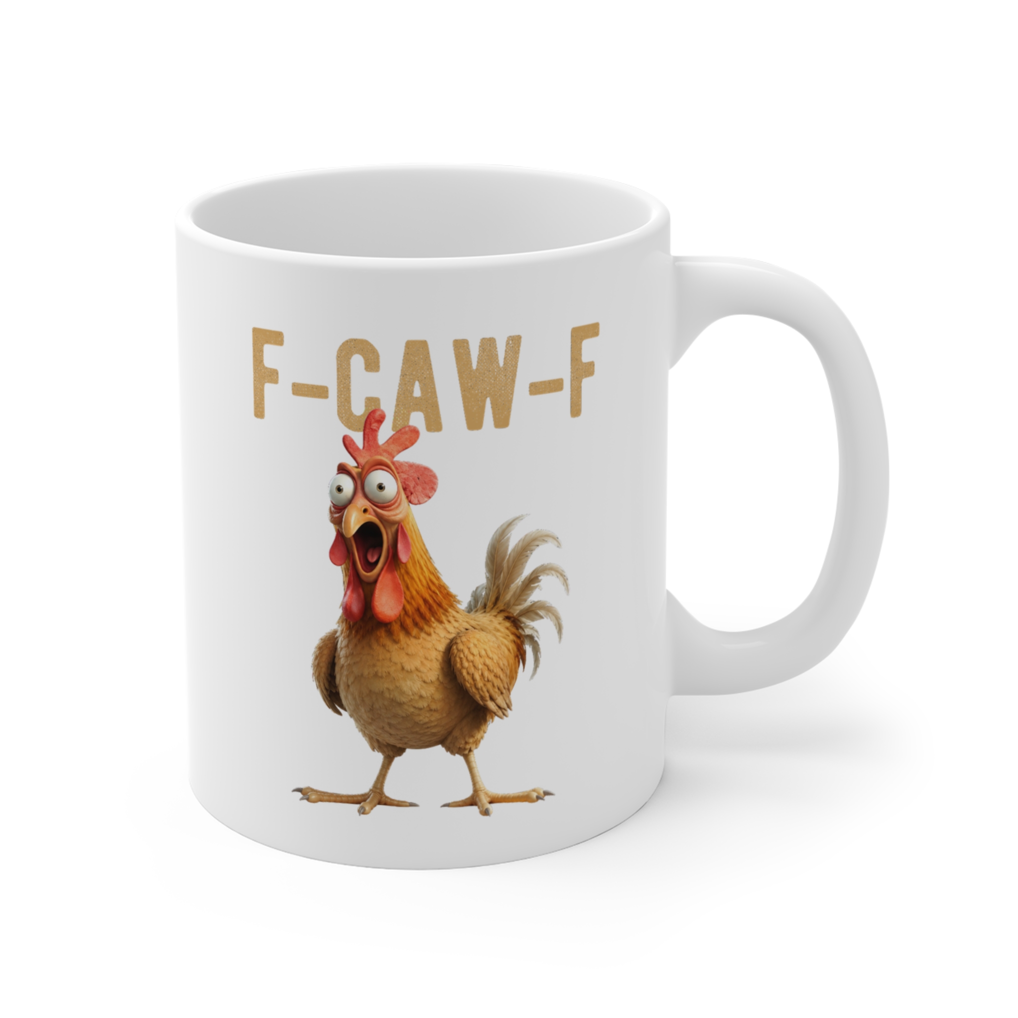 F-Caw-F Funny Chicken Rooster Mug