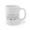 Un Deux Trois Cat Coffee Mug | French Cat Pun Gift for Cat Lovers