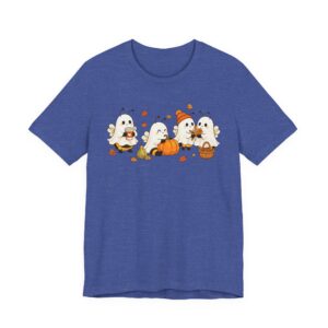 Cozy Halloween Ghost Bees Tee | Cute Pumpkin Patch Fall Shirt