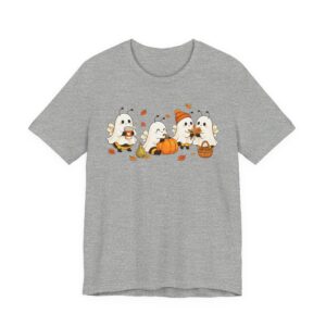Cozy Halloween Ghost Bees Tee | Cute Pumpkin Patch Fall Shirt